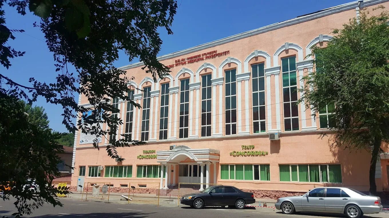 The 'Concordia' building of Asfendiyarov Kazakh National Medical University in Almaty