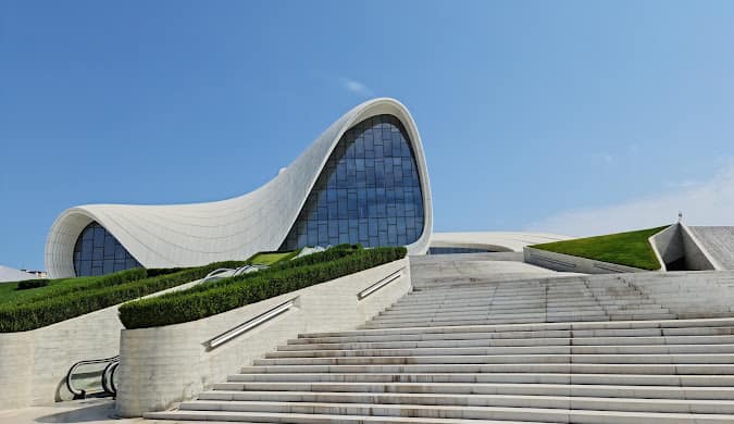 The Heydar Aliyev Center in Baku, Azerbaijan