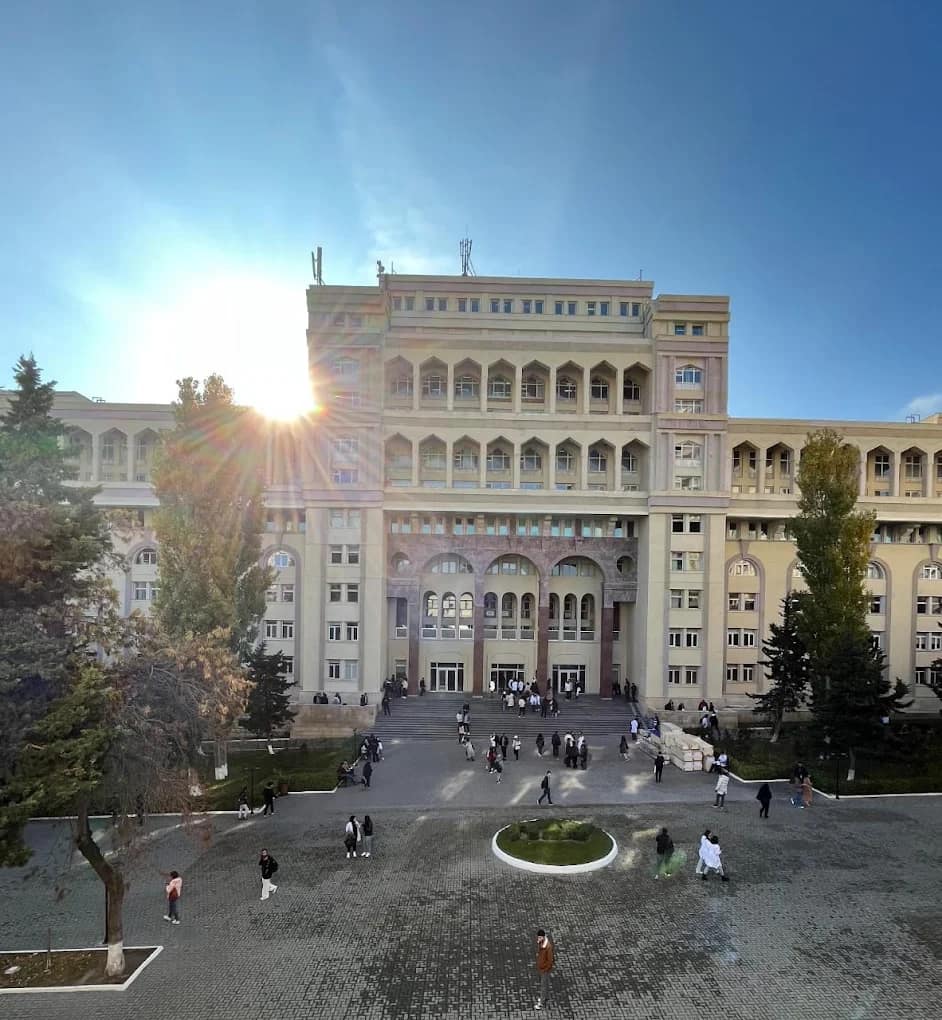 A university building in Baku, Azerbaijan