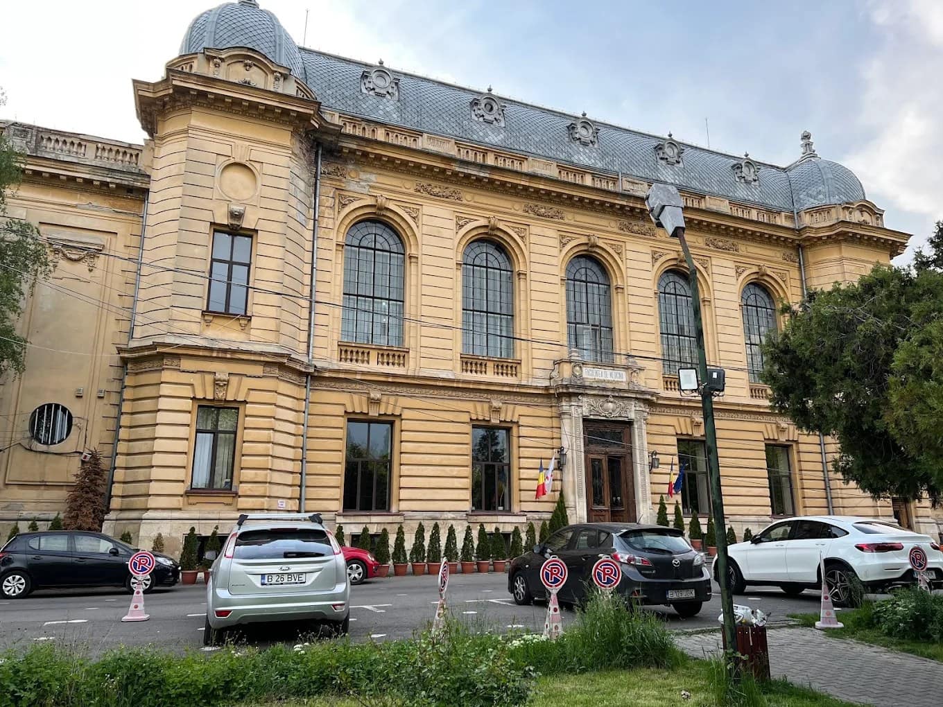 A Carol Davila University of Medicine and Pharmacy teaching building in Bucharest