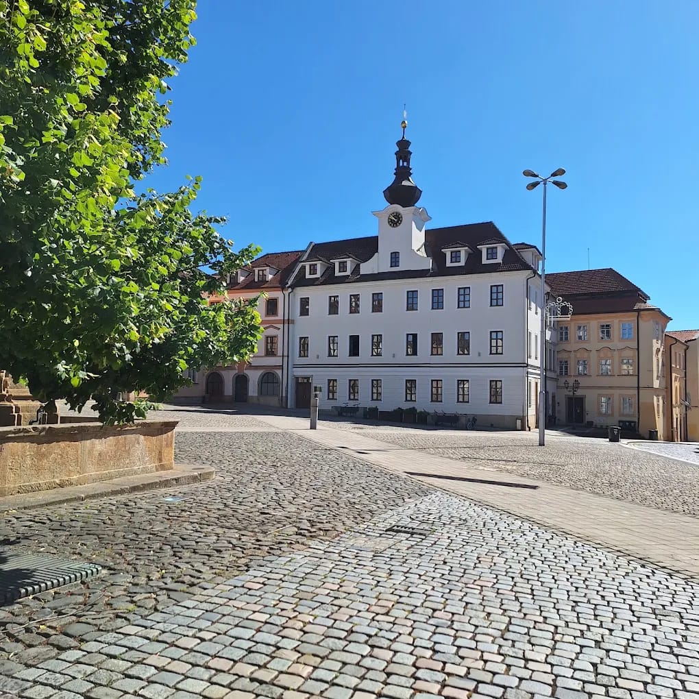 Historic square in the centre of Hradec Králové