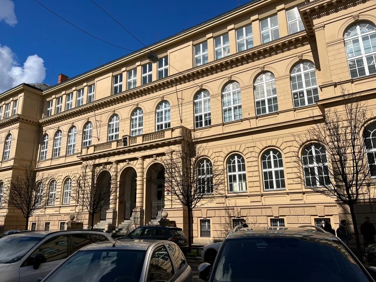 Street view of the First Faculty of Medicine campus