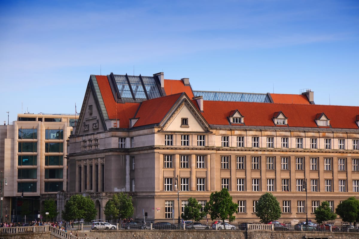 Historic teaching hospital building in Prague