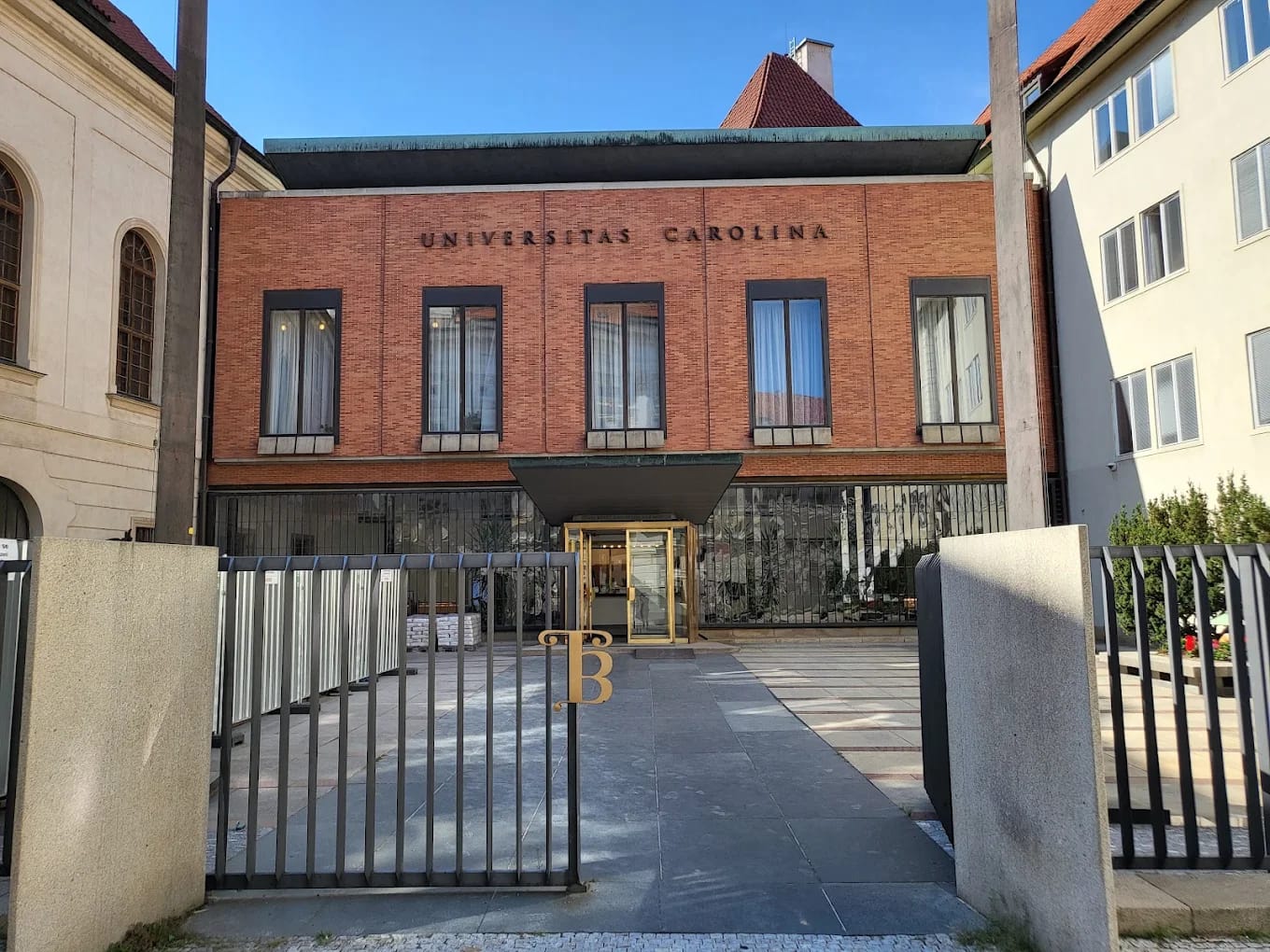 Charles University campus gate
