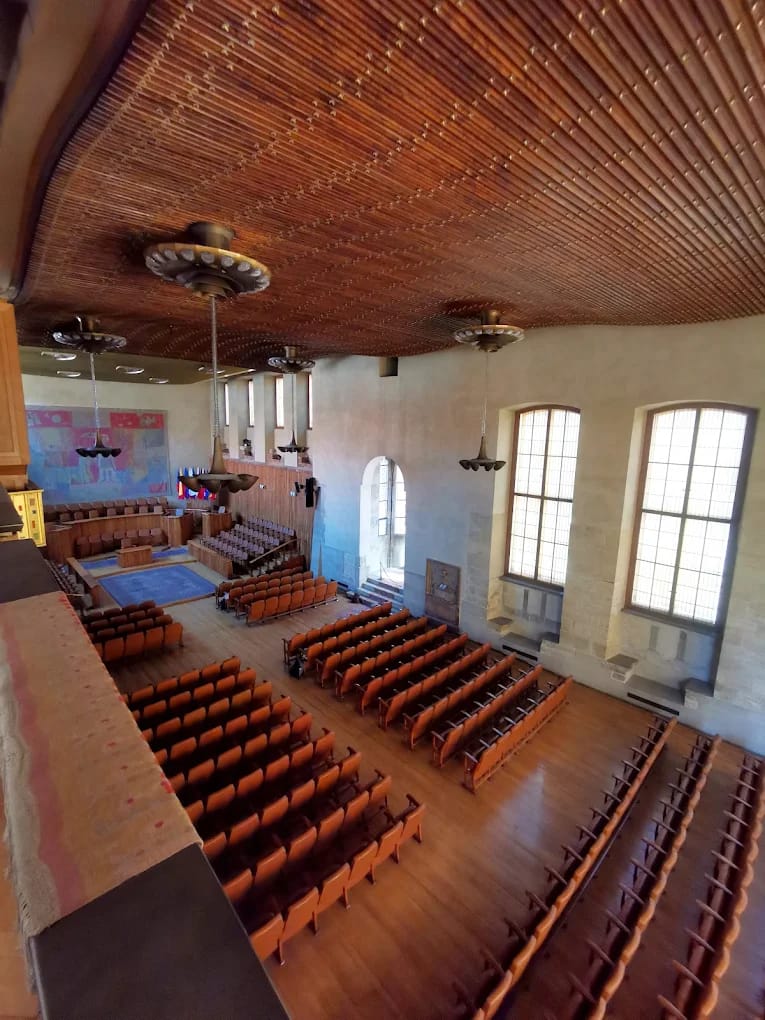 Historic university great hall