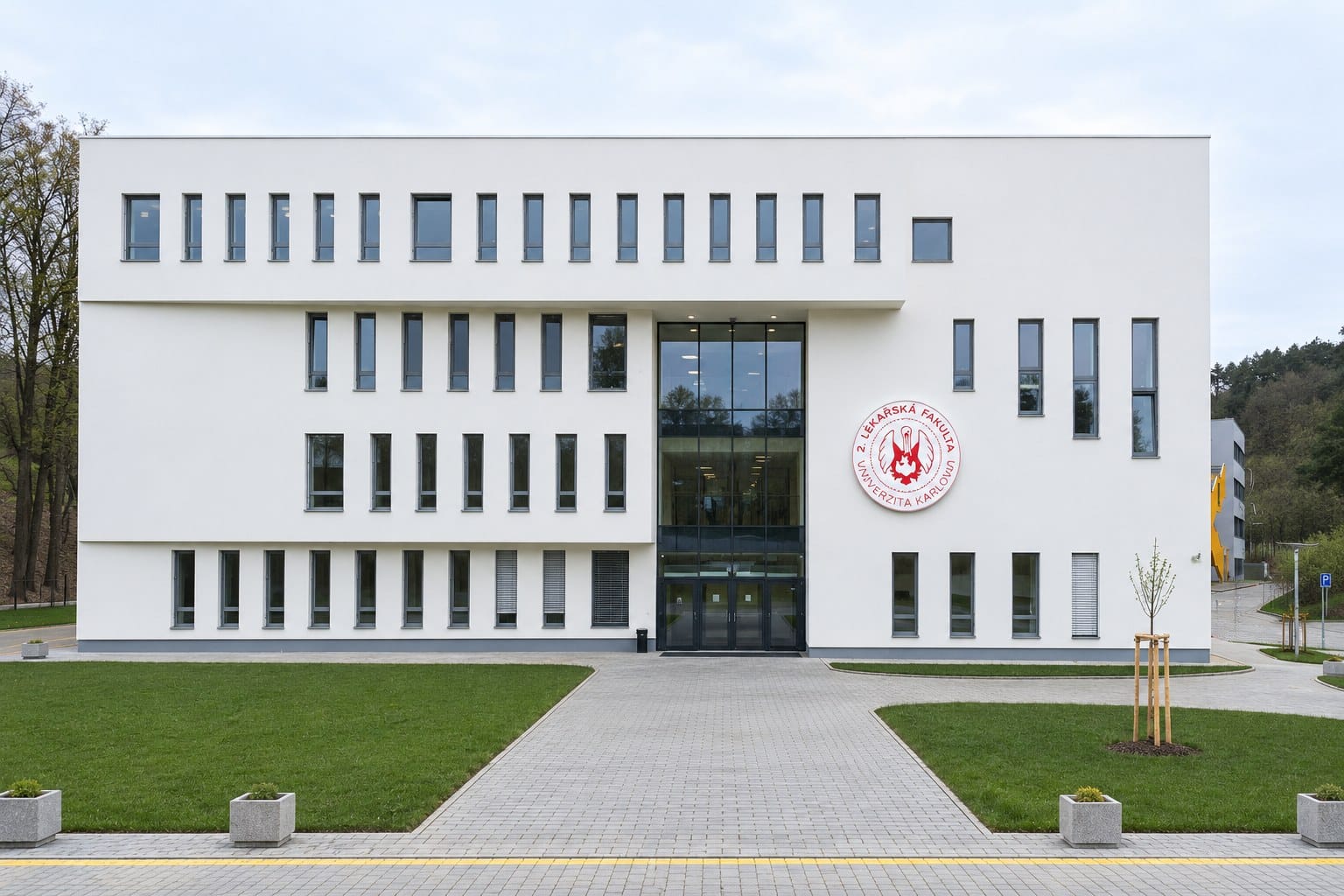 Second Faculty of Medicine building on the Motol University Hospital campus