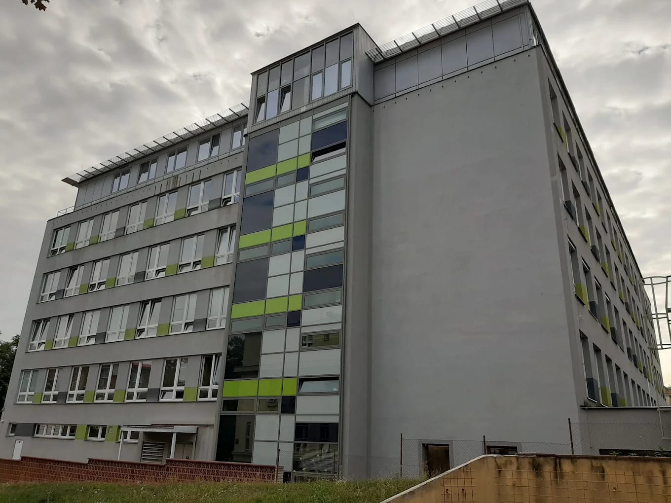 Modern building of the Third Faculty of Medicine on Ruská Street