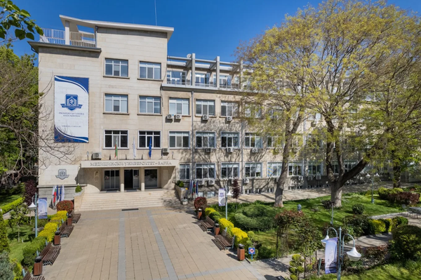 Main building of the Medical University Prof. Dr. Paraskev Stoyanov in Varna