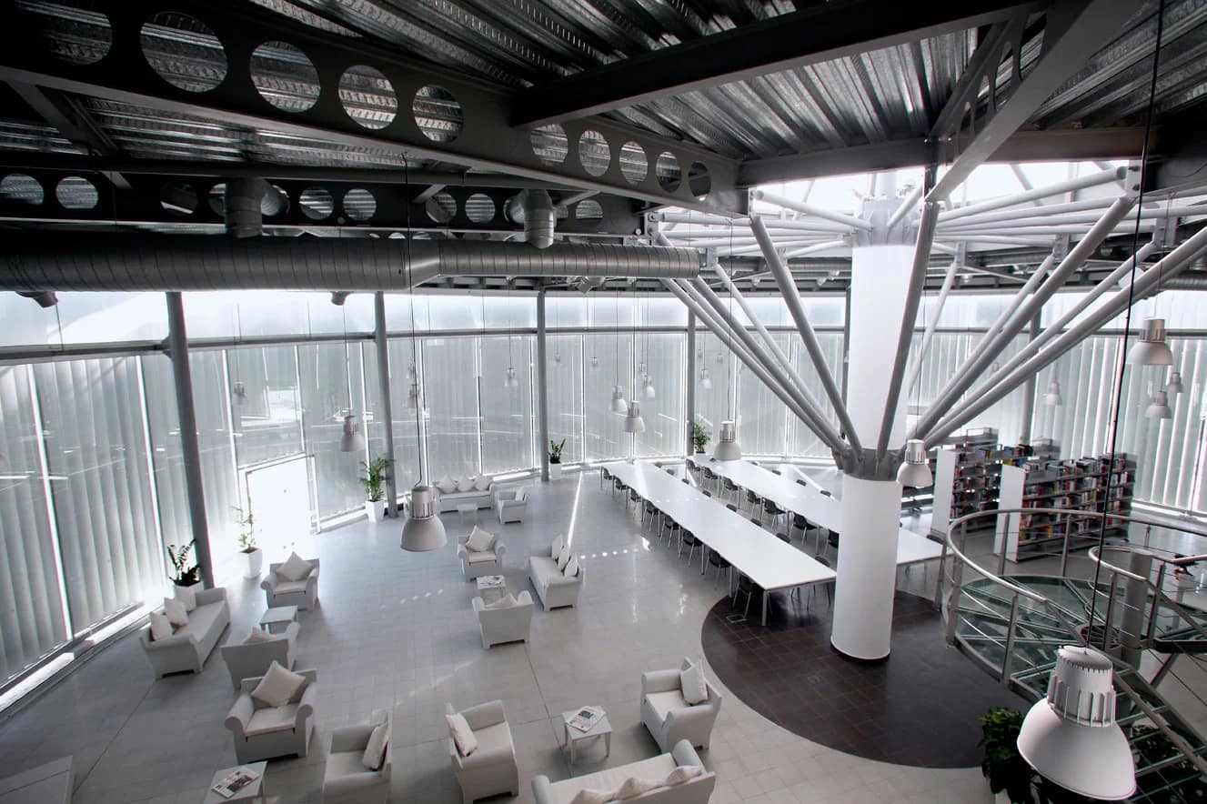 Modern medical teaching hall in Cyprus