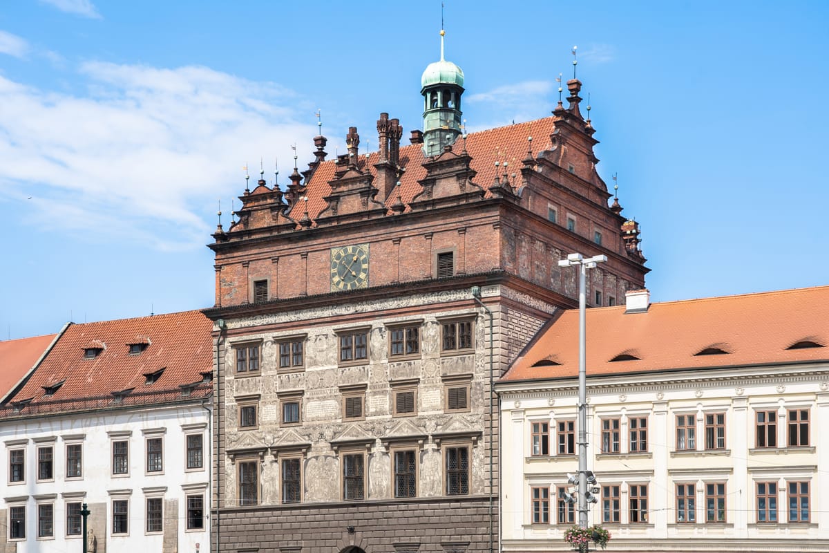 Pilsen town hall square