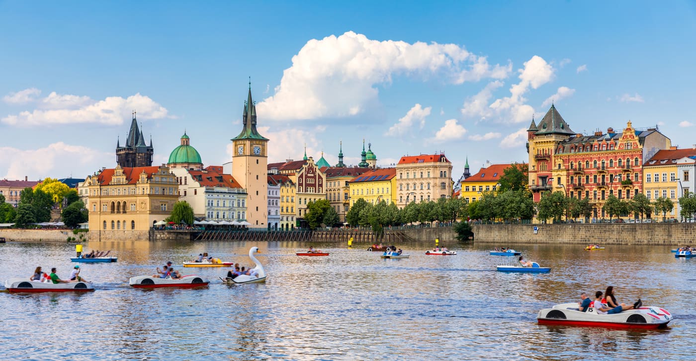 Boating on the Vltava, Prague