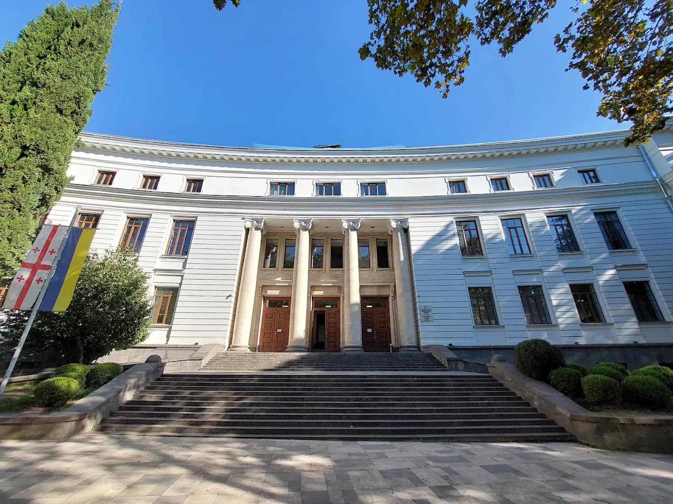 Historic university building in Tbilisi