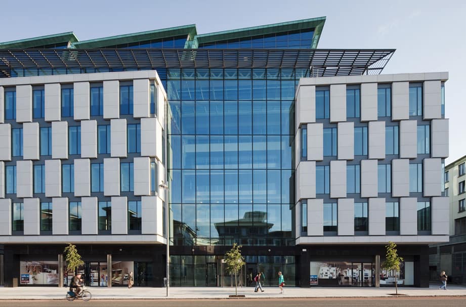 Modern university building in Dublin