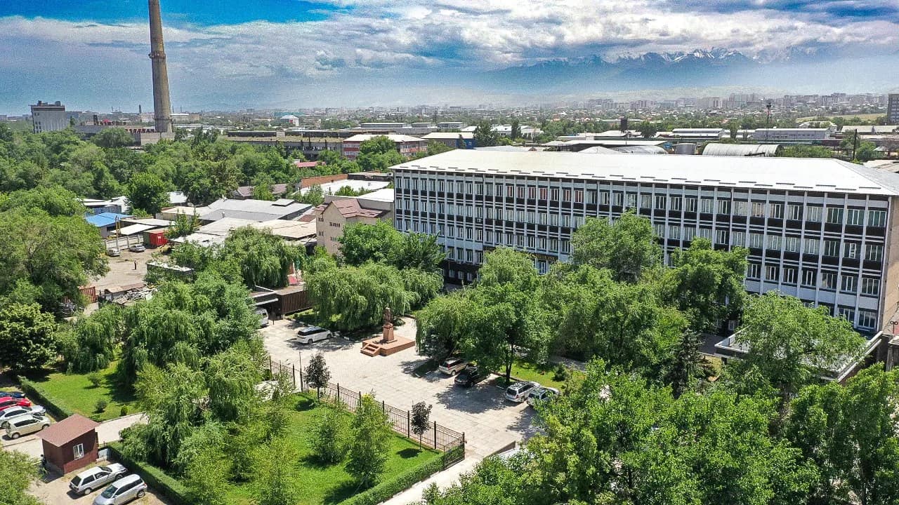 Medical university campus in Bishkek, Kyrgyzstan