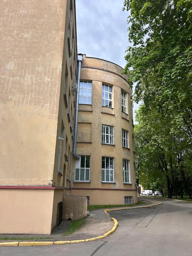 Modern faculty building in Lithuania