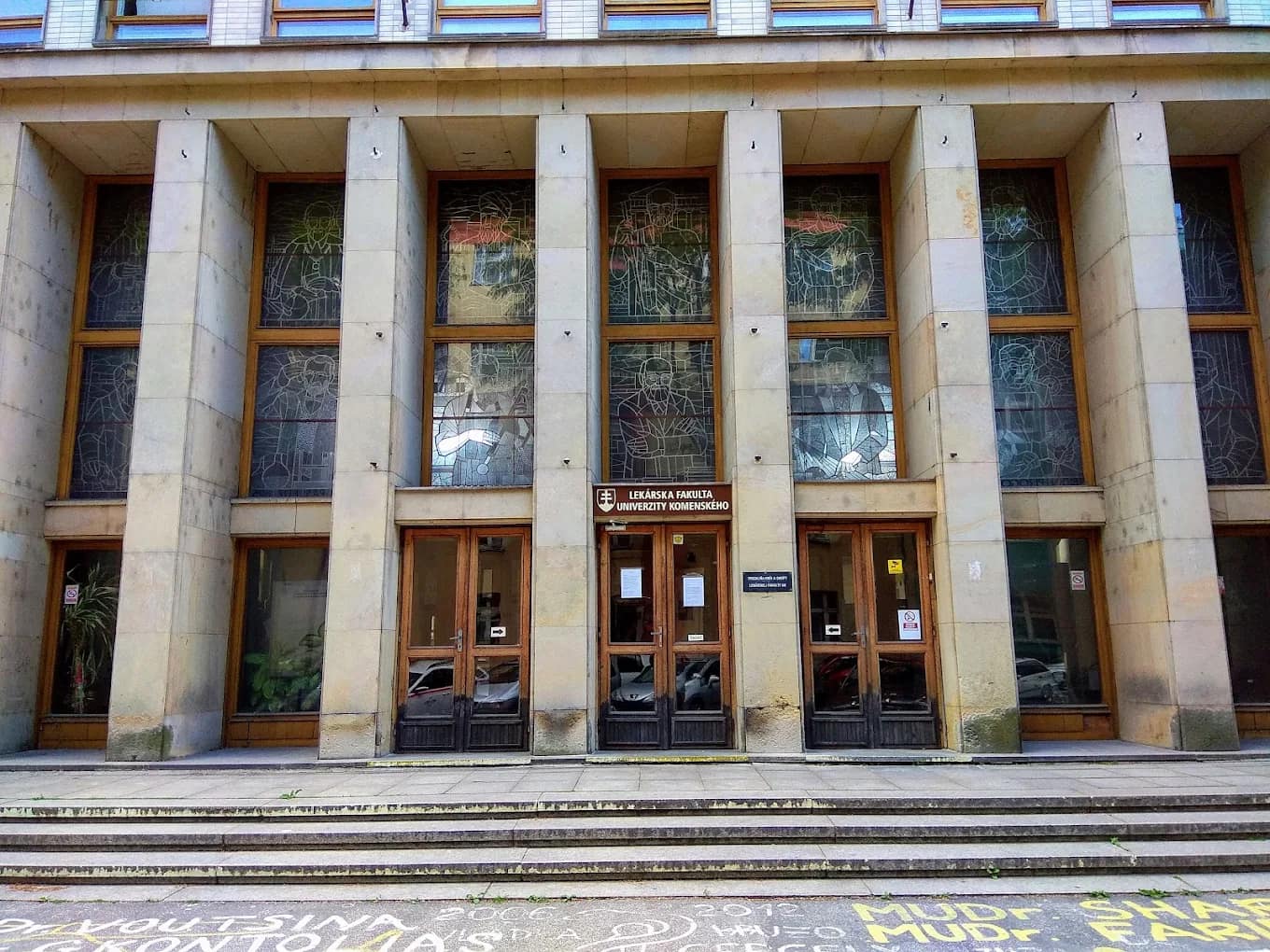 University faculty building in Bratislava