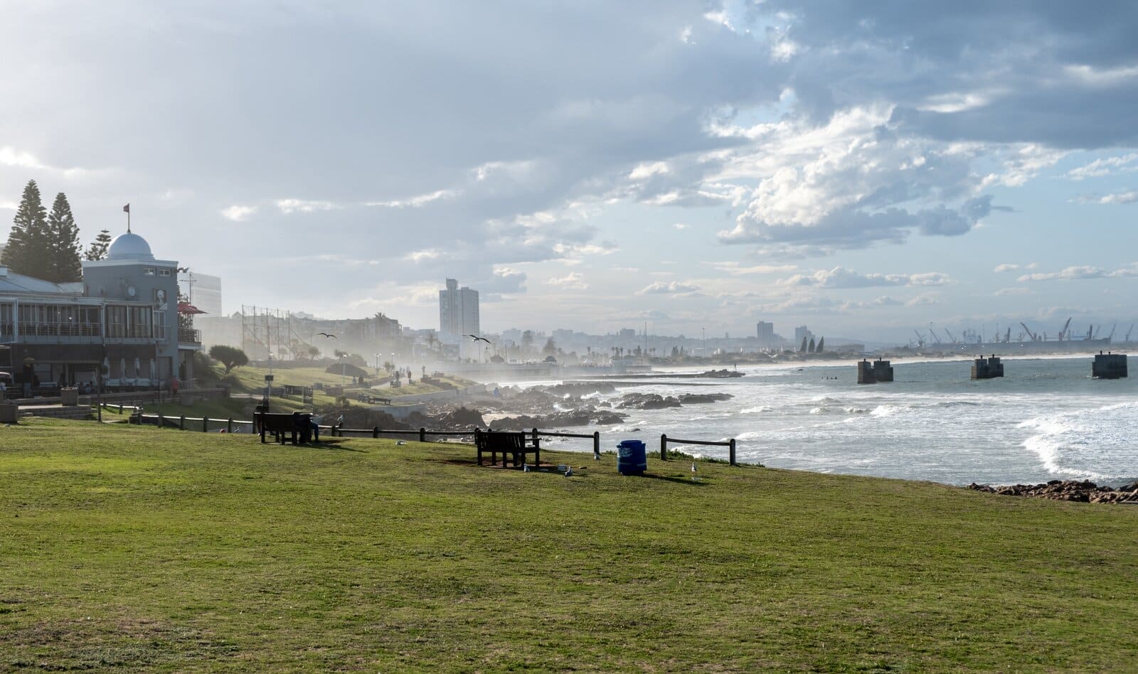 The Cape Town seafront promenade, South Africa