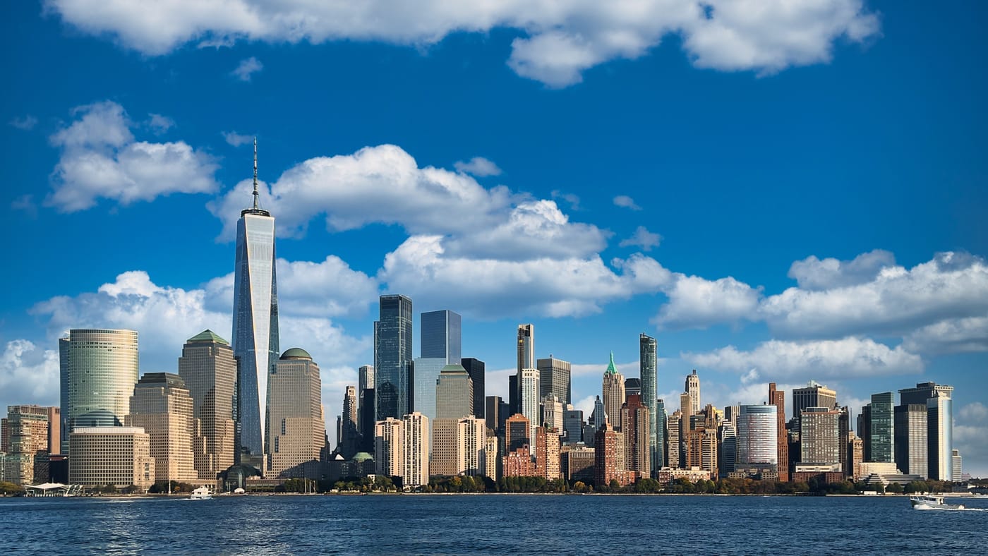 Lower Manhattan skyline