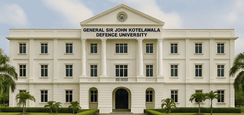 Main administration building of General Sir John Kotelawala Defence University in Ratmalana, Sri Lanka