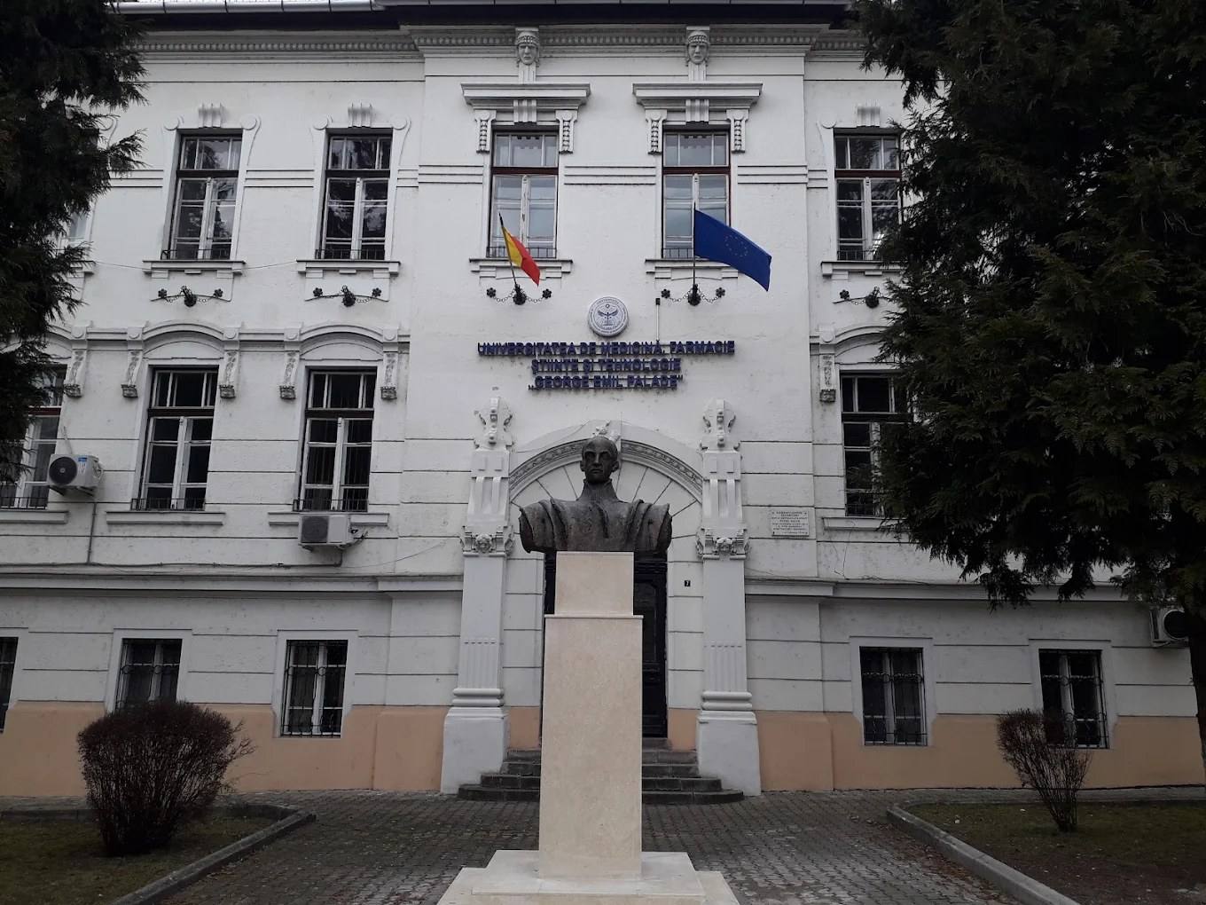A George Emil Palade University (UMFST) building in Târgu Mureș