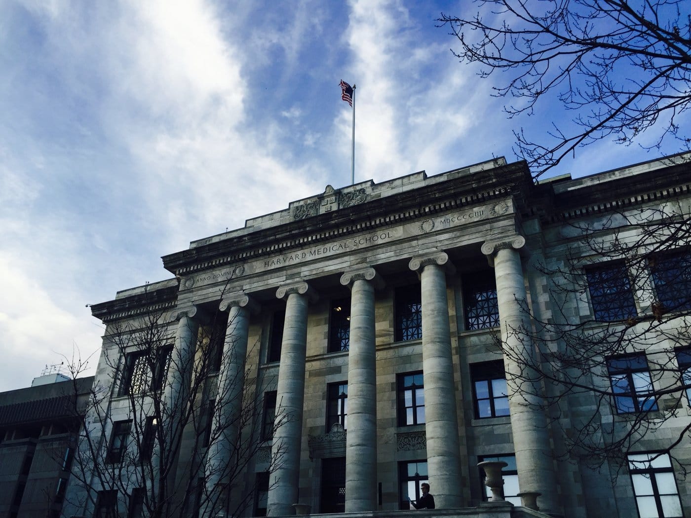 A historic columned institutional building in Boston