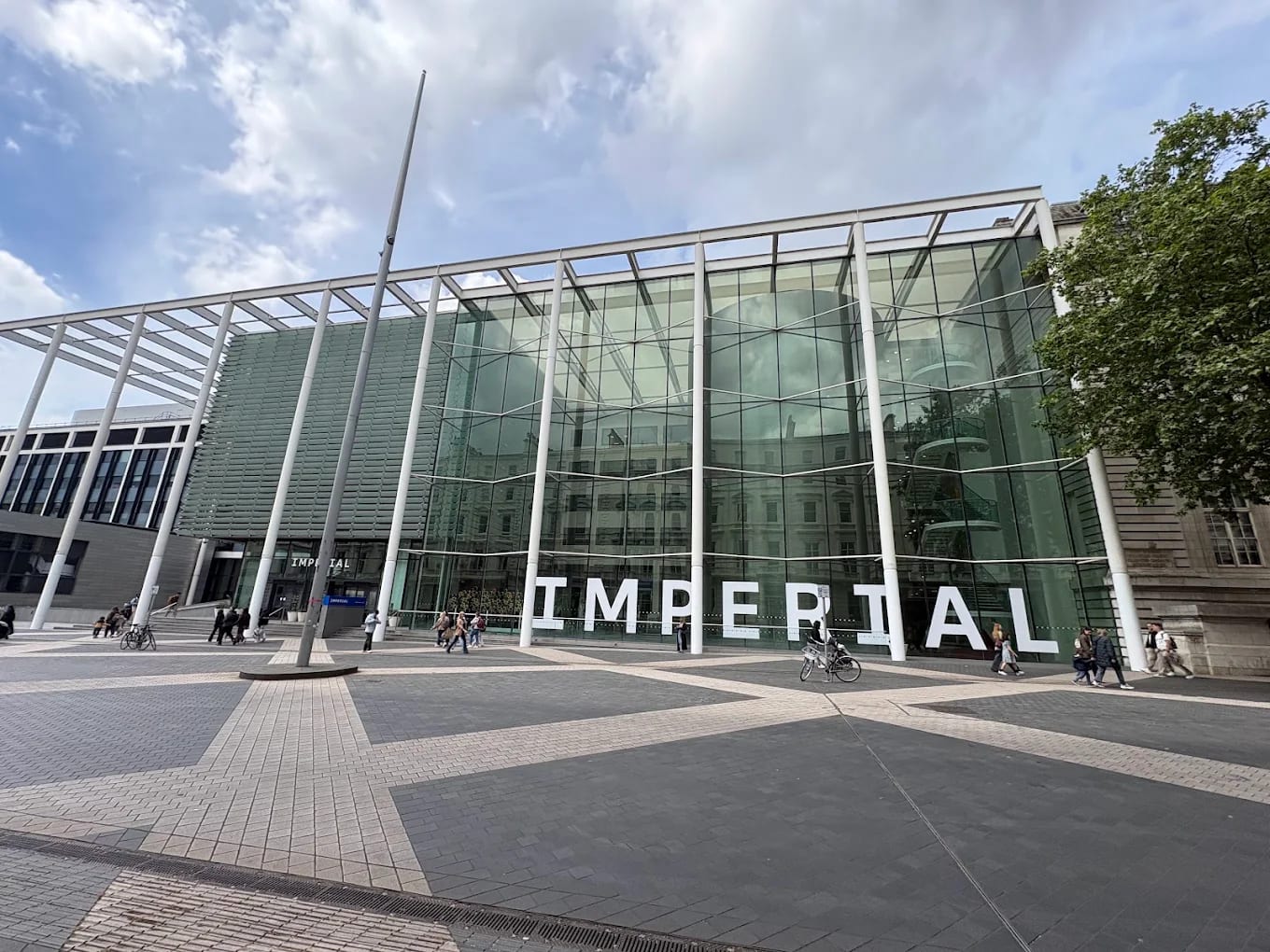 The main entrance of Imperial College London at its South Kensington campus
