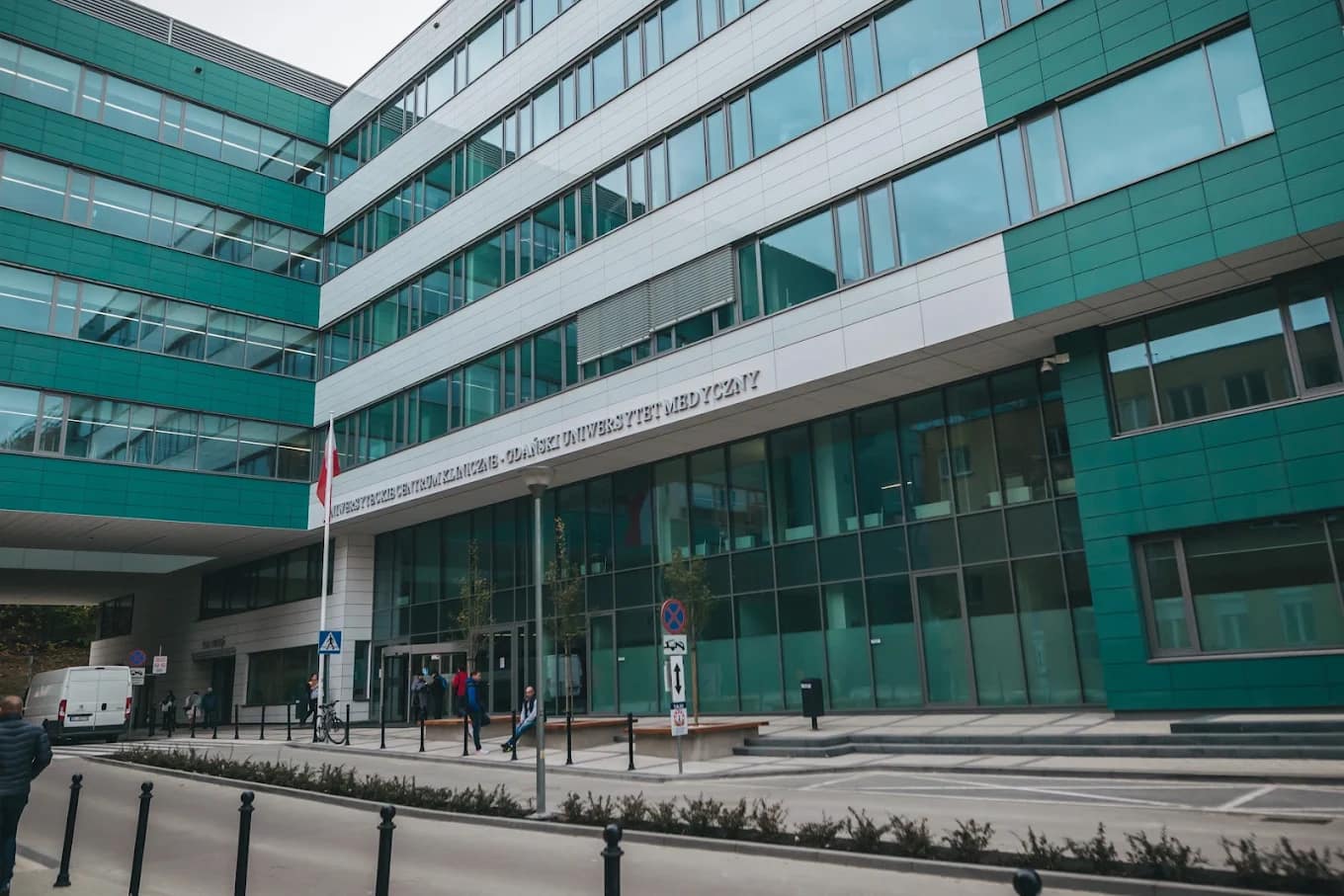 A modern faculty and clinical building of the Medical University of Gdańsk