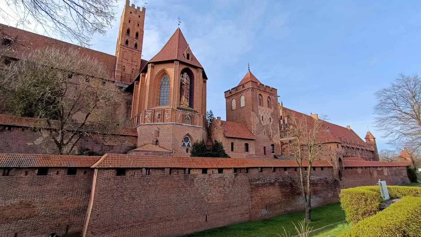 Malbork Castle, a UNESCO World Heritage site near Gdańsk in northern Poland