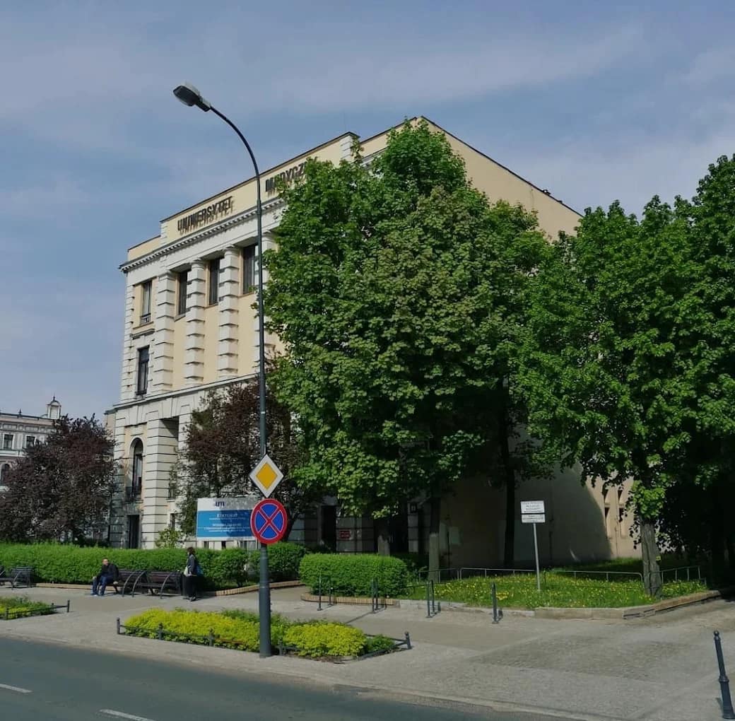 A modern building on the Medical University of Łódź campus
