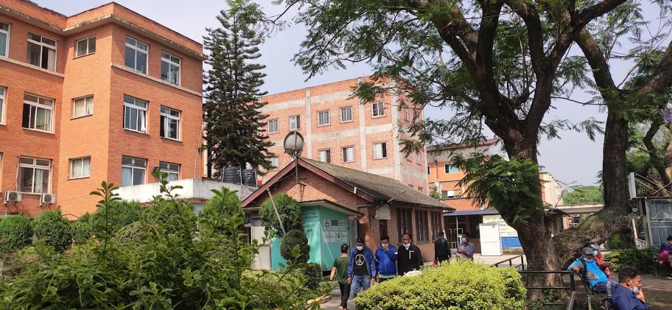 A building of the Patan Academy of Health Sciences in Lalitpur