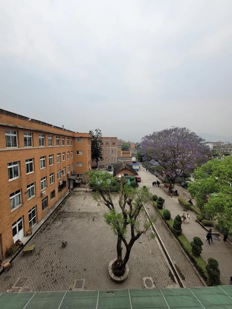 The Patan Academy of Health Sciences campus courtyard