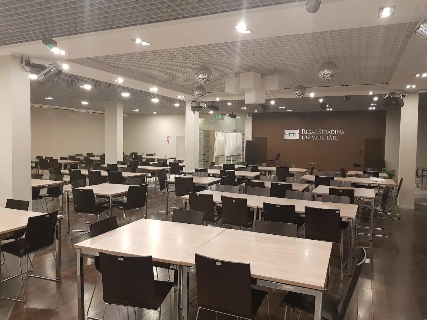 A seminar and lecture room at Riga Stradiņš University