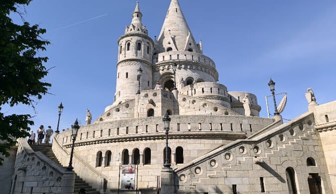 Fisherman's Bastion, a historic landmark in Budapest