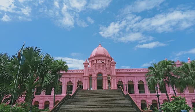 Ahsan Manzil, the historic Pink Palace on the Buriganga riverfront in Dhaka