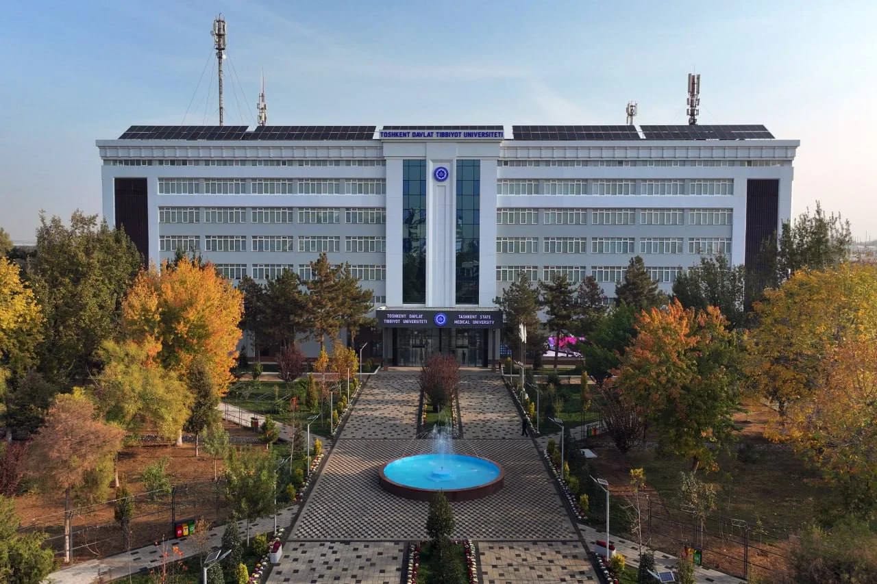 The Tashkent State Medical University building, the new institution formed in 2025