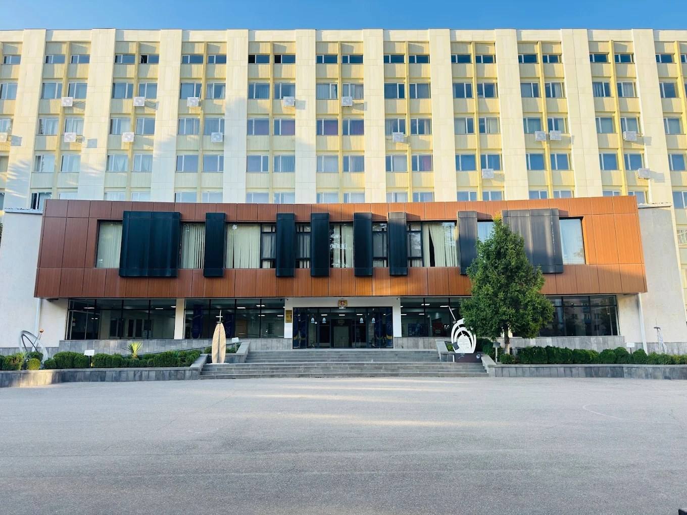 A Tbilisi State Medical University campus view in Tbilisi