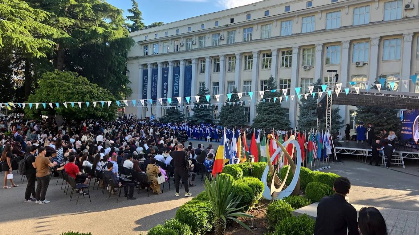 A Tbilisi State Medical University building in Tbilisi