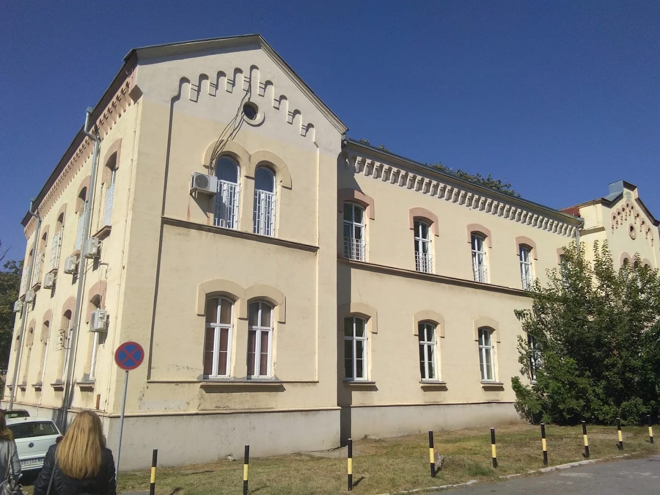 A historic building of the University of Belgrade Faculty of Medicine campus on Dr Subotica street in Belgrade