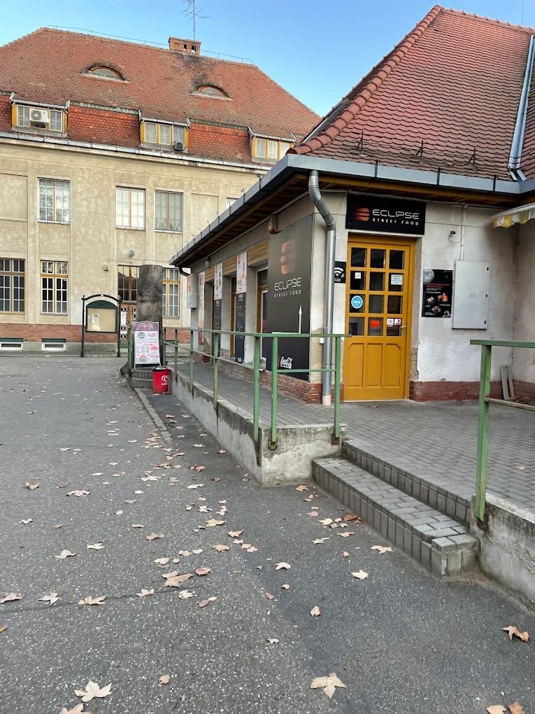 The entrance of a University of Debrecen clinic building