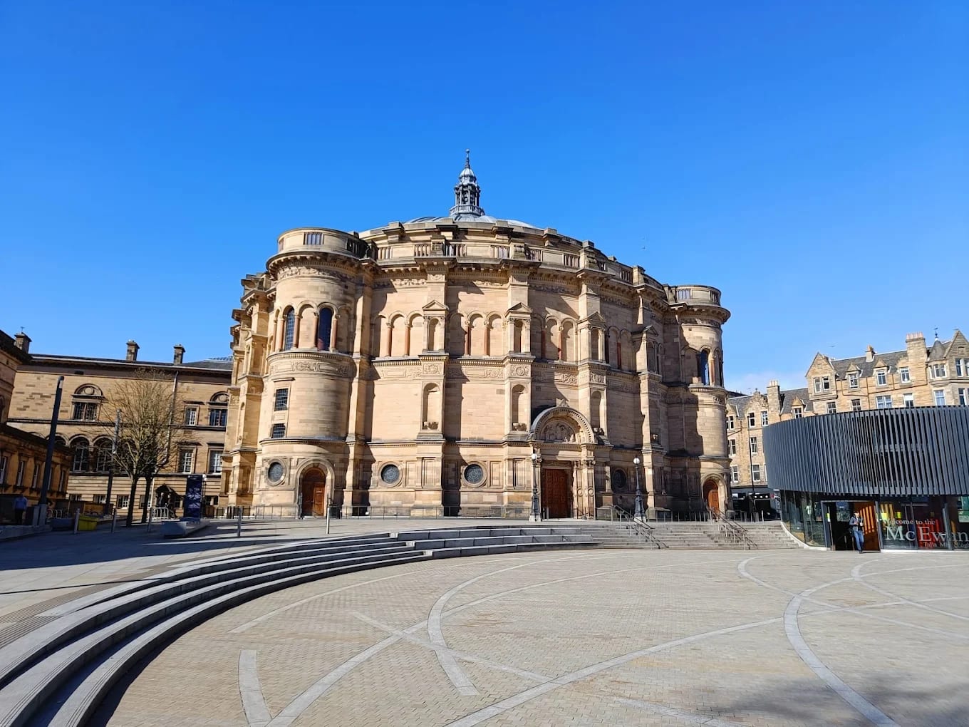 McEwan Hall, the grand domed graduation hall of the University of Edinburgh