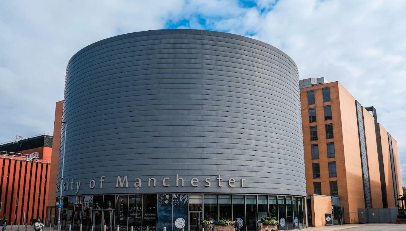 The University of Manchester building on Oxford Road, Manchester