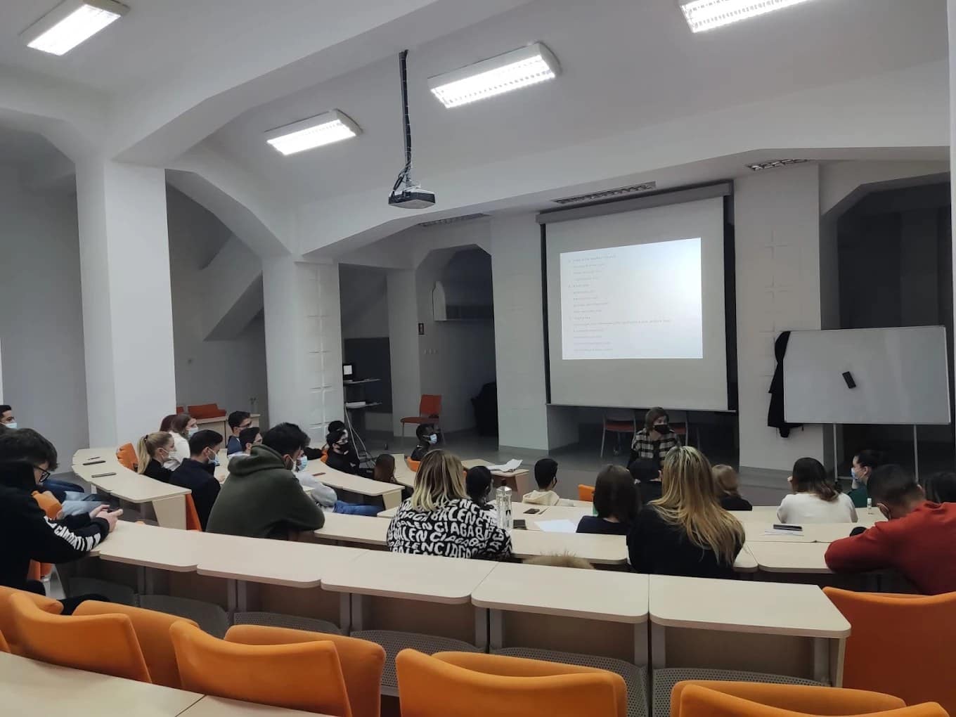 A campus view at the University of Medicine and Pharmacy of Craiova
