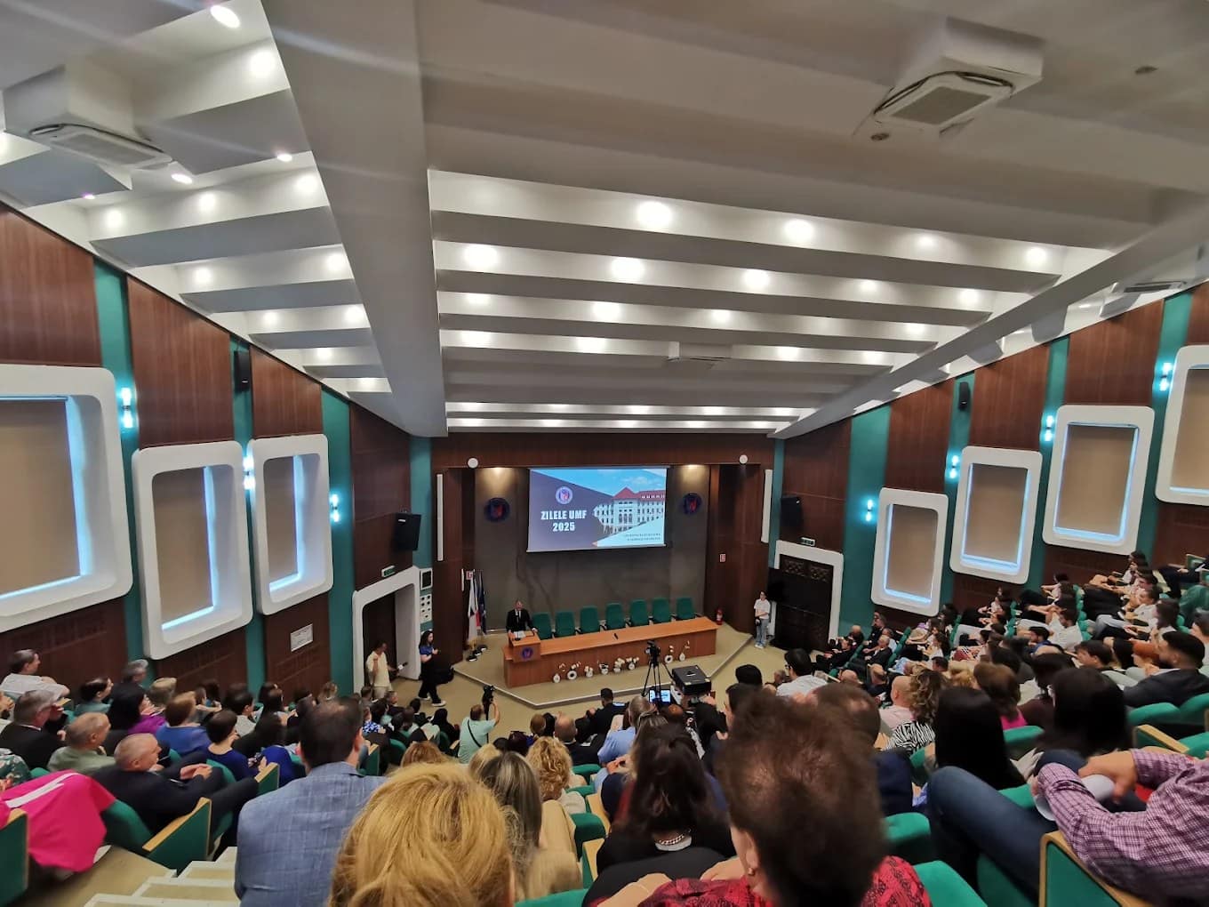A teaching and learning space at UMF Craiova