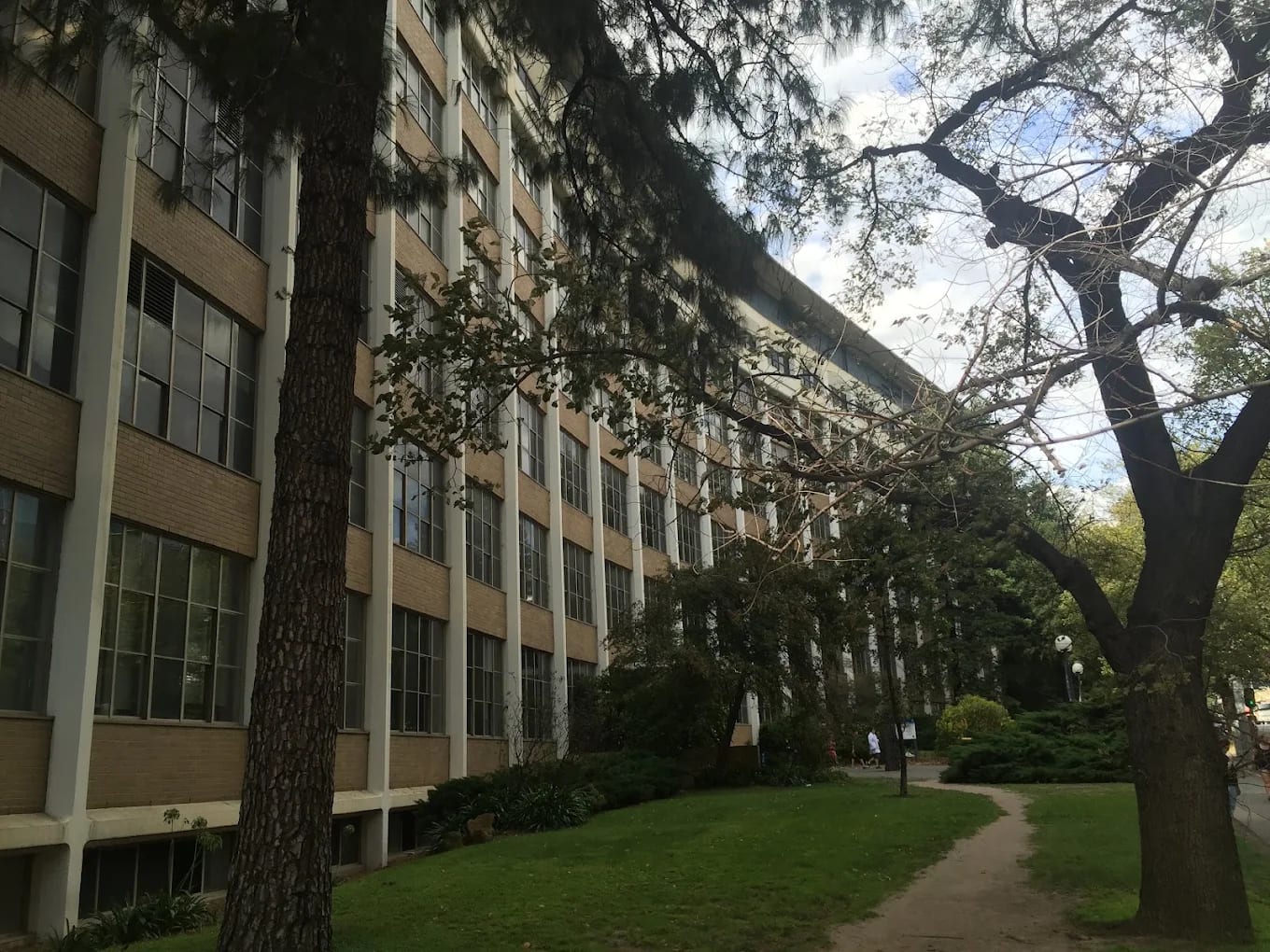 The University of Melbourne Medical Building viewed from the campus grounds, Parkville