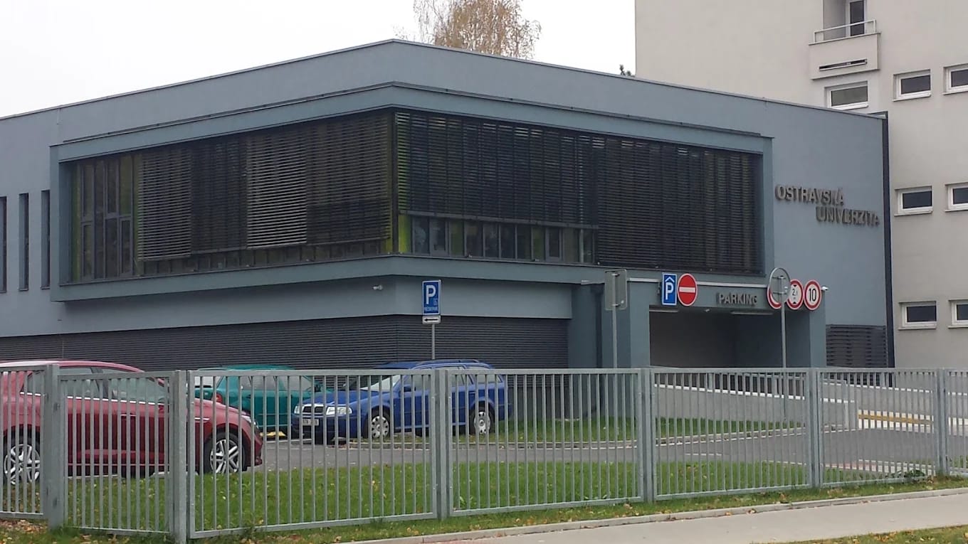Modern building of the University of Ostrava