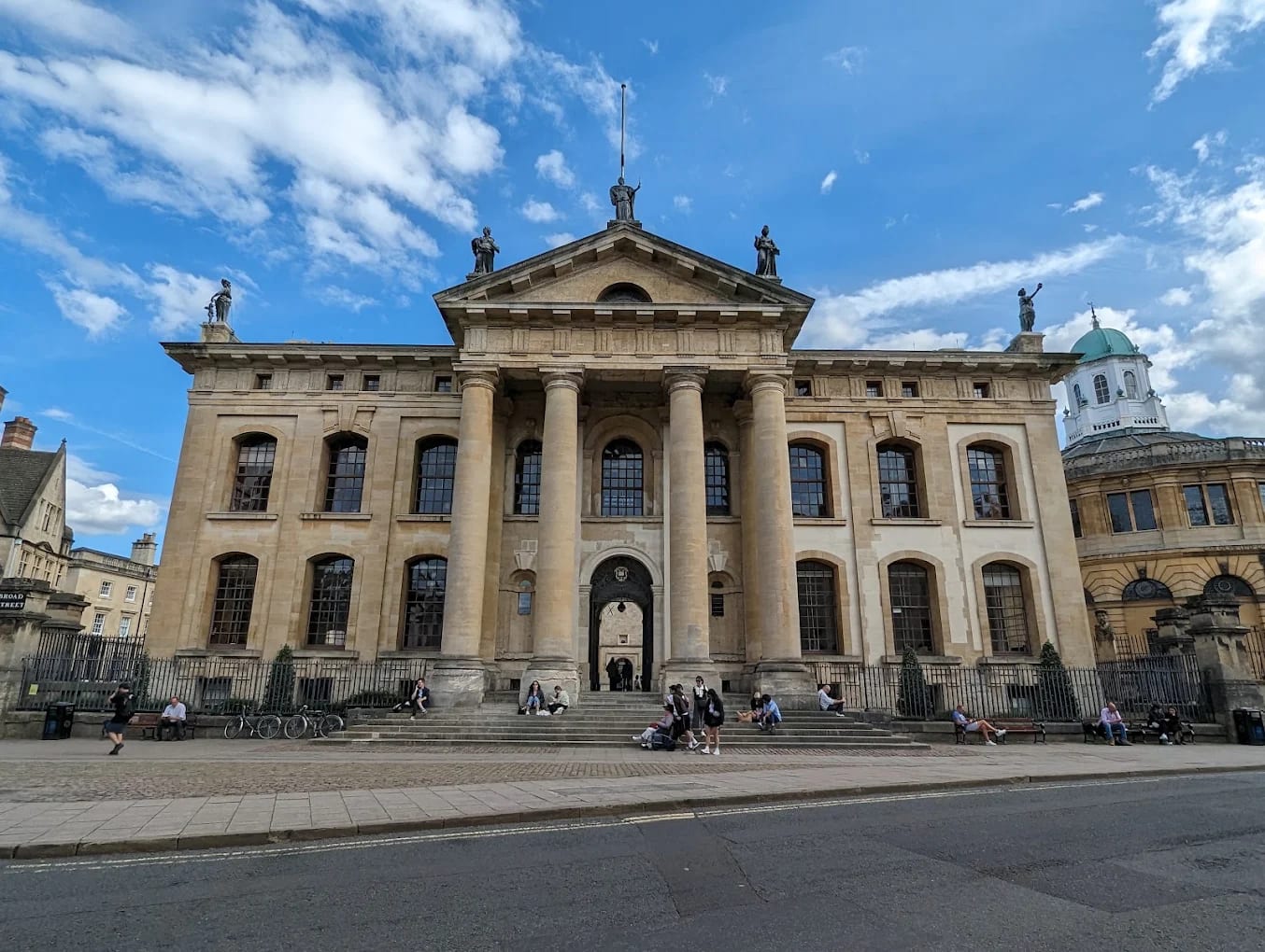 The Clarendon Building on Broad Street at the historic centre of the University of Oxford