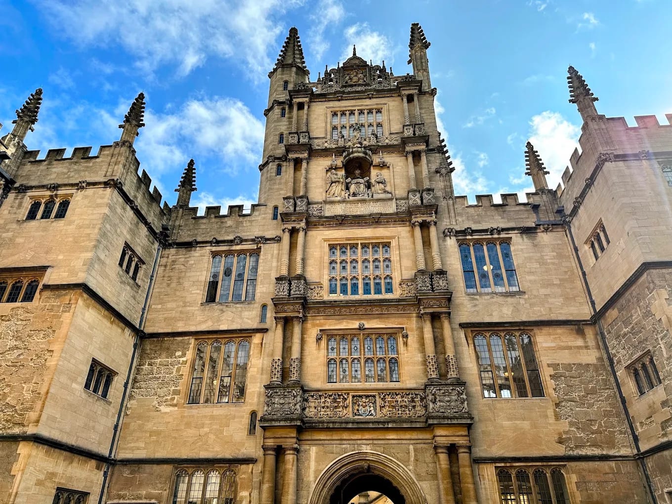 The Tower of the Five Orders at the Bodleian Library, University of Oxford