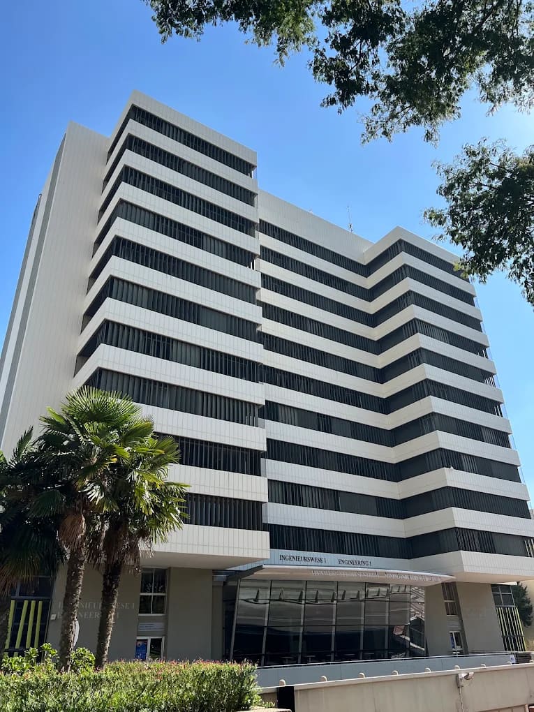 The Engineering 1 building at the University of Pretoria's Hatfield main campus, Pretoria