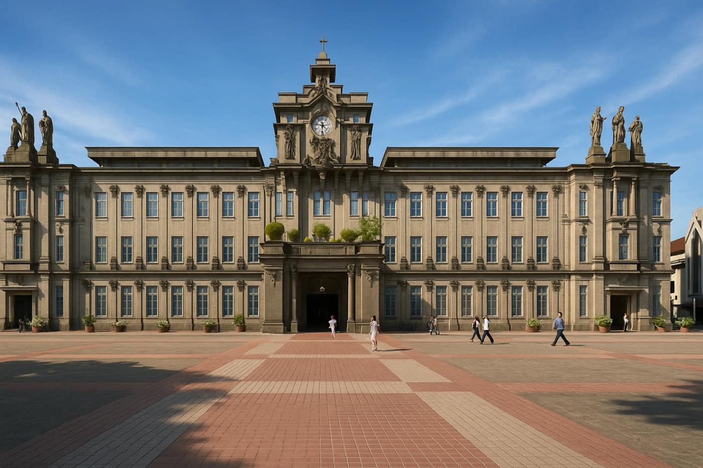 University of Santo Tomas main building in Manila