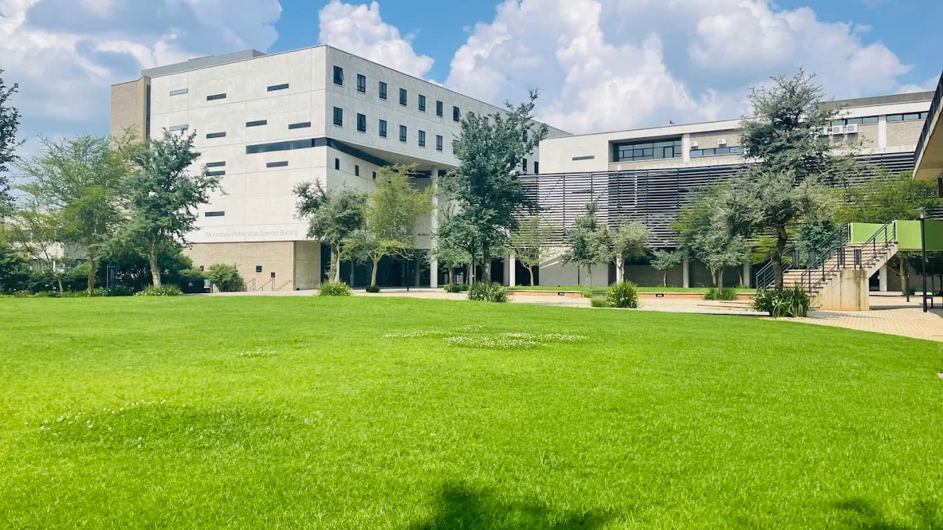 The TW Kambule Mathematical Sciences Building on the University of the Witwatersrand main campus